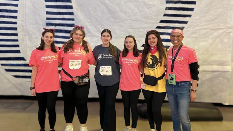 students at THON