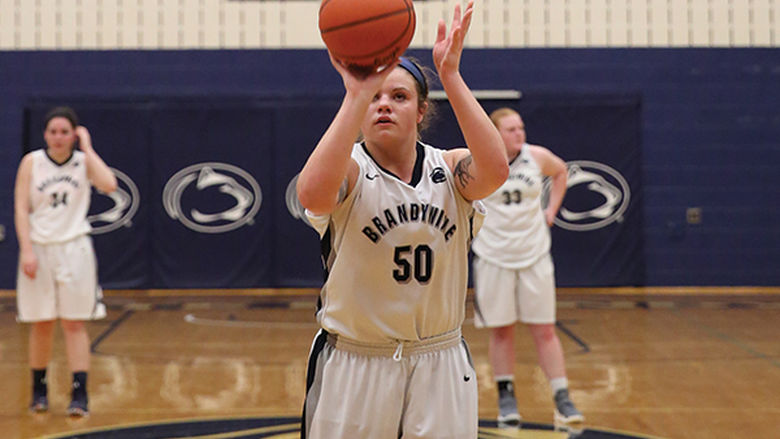 Penn State Brandywine senior forward Brandi James