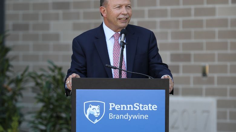 Jerry Parsons speaking at podium