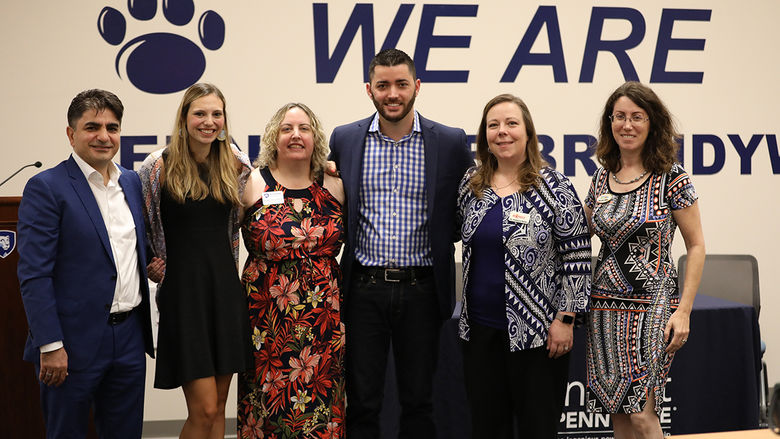 Group photo of event speakers