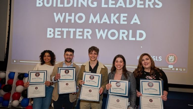NSLS students with award