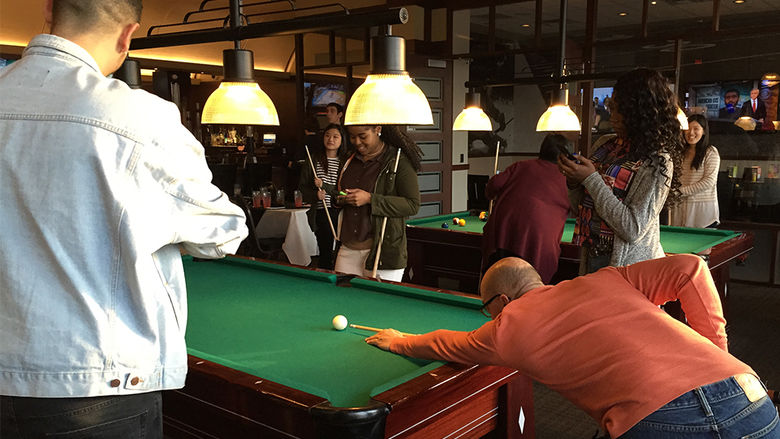 The international student mixer