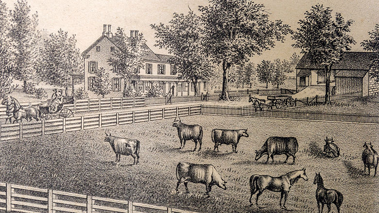 Pratt Farm circa 1875