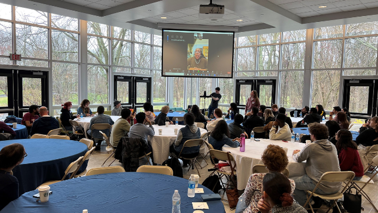 Students met at the Brandywine campus for a lecture by Judge Stephanie Sawyer, from the Philadelphia Court of Common Pleas