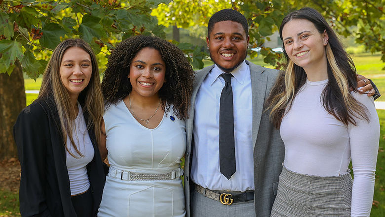 SGA officers on Brandywine campus