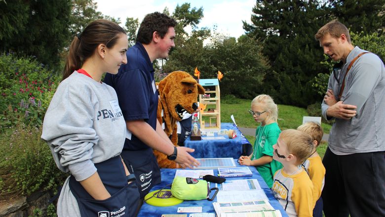Brandywine students at at Tyler Arboretum’s annual Pumpkin Days event.