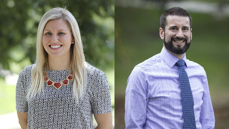 Jennifer Toadvine and and Joshua Marquit of Penn State Brandywine