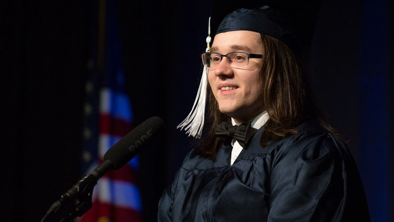 Brian Fairfield at Commencement