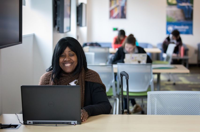 Karla Pew, student at Penn State Brandywine. 