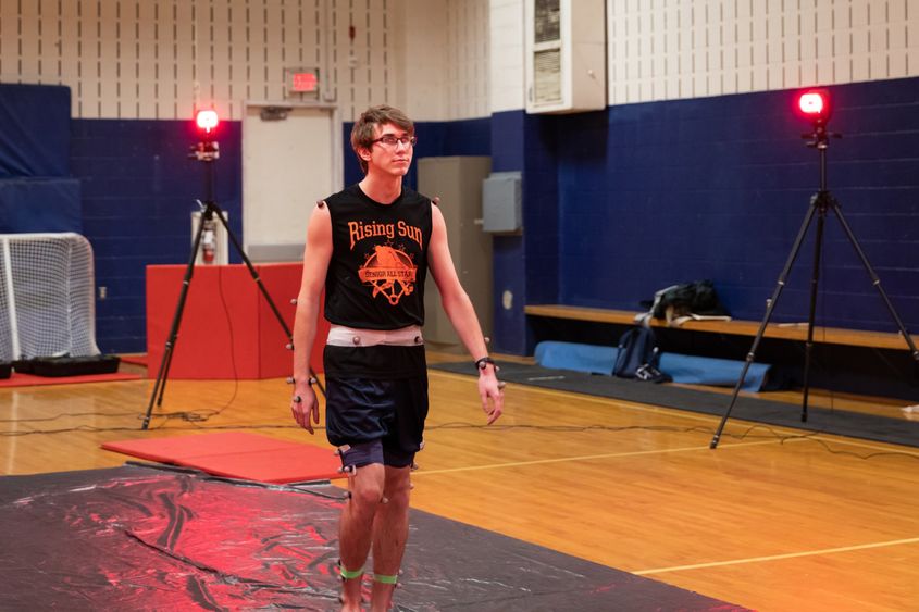 Tim Niller's motion capture lab at Penn State Brandywine.