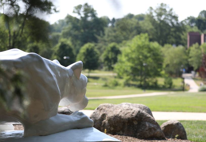 Penn State Brandywine's Lion Shrine.