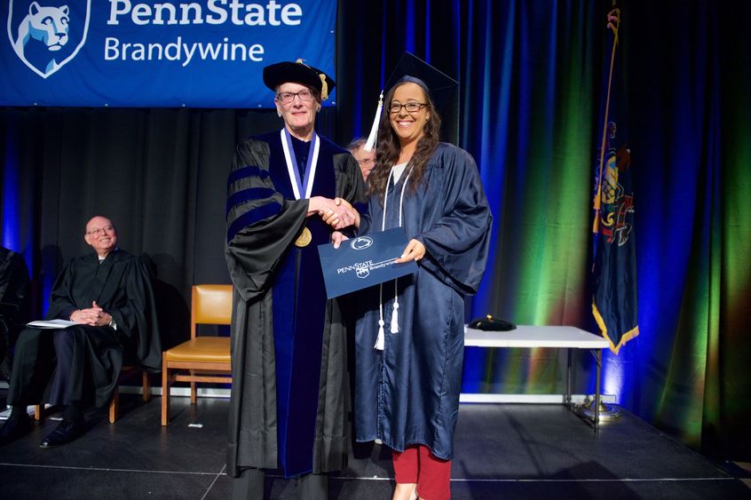 Stacy Foy and Kristin Woolever of Penn State Brandywine.