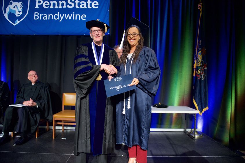 Stacy Foy and Kristin Woolever of Penn State Brandywine. 