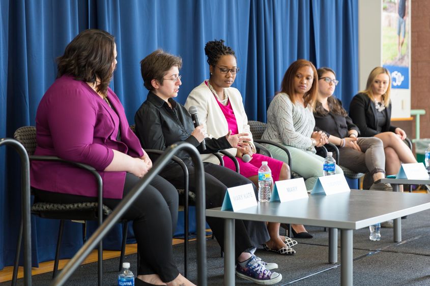 alumnae panel at Penn State Brandywine