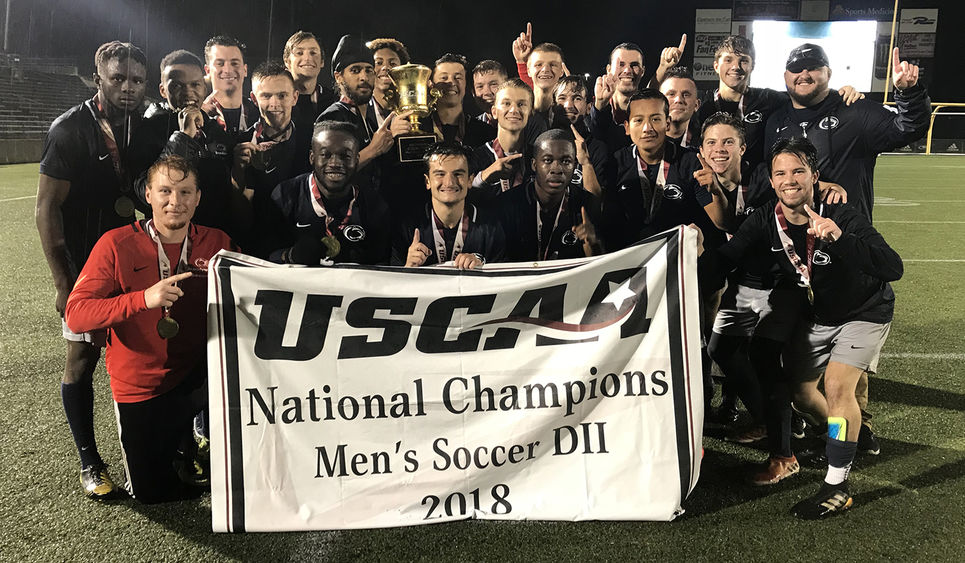 Penn State Brandywine USCAA Men's Soccer National Champions