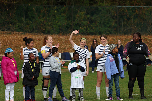 soccer team with youth