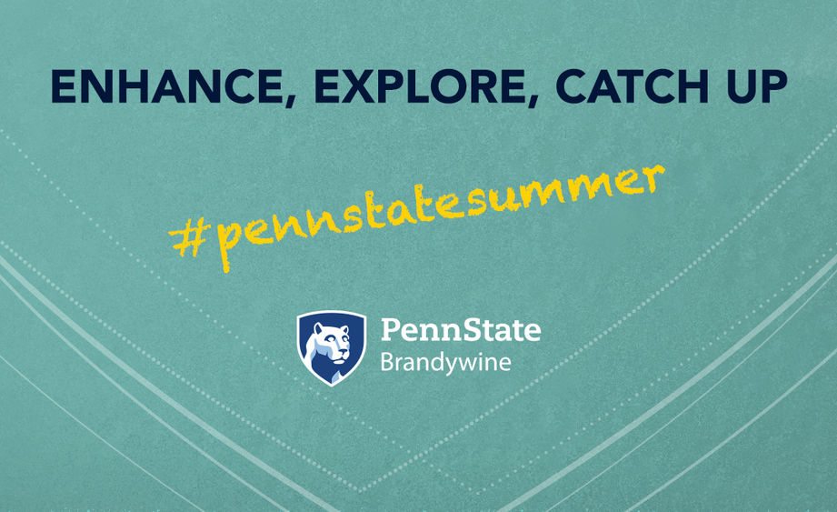 Penn State Brandywine summer course graphic
