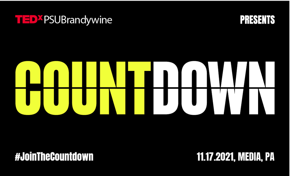 An image promoting TEDxPSUBrandywine, which will be held on Wednesday, Nov 17.