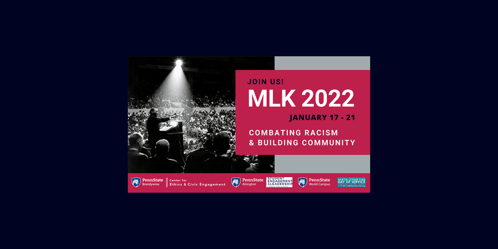 Promotional Poster for MLK Events in 2022