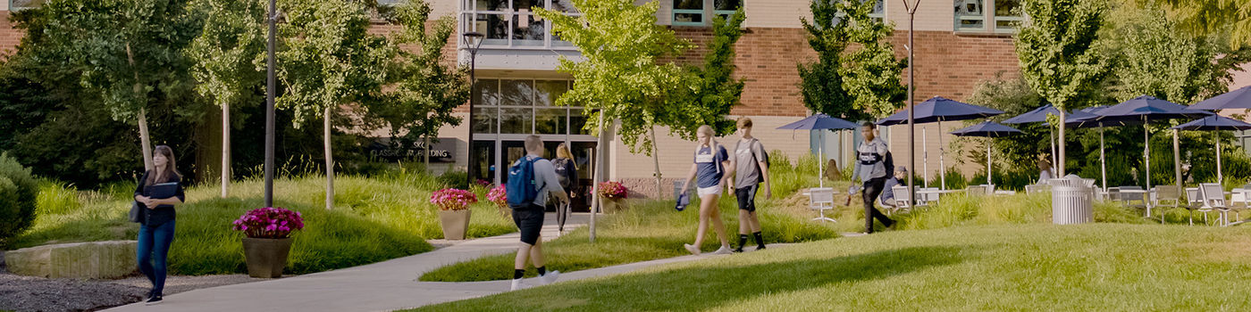 Students walking on Brandywine Campus