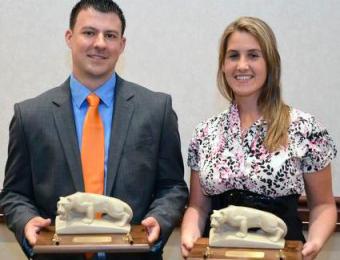 Bobbi Caprice with Dereck Burdick (PS Dubois Senior and Men's Egli winner)