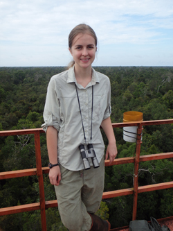 Megan Draper in the rainforest of Borneo