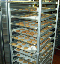 racks of cookies